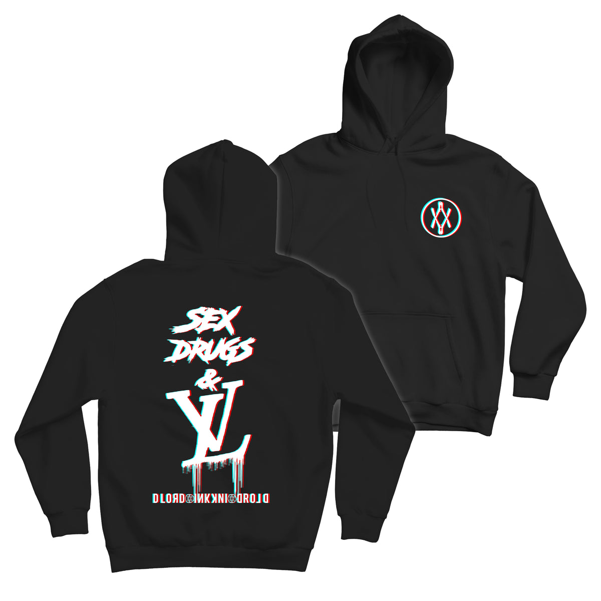 LIMITED EDITION *DLORD INK - FASHION HOUSE - SEX DRUGS & LV Hoodie