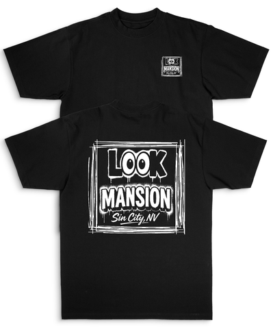 Look Mansion Scratch - Black Tee