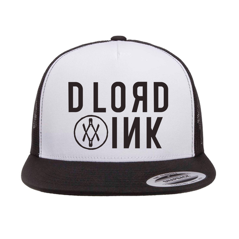 DLord Ink - 2 Tone Black Mesh Snapback