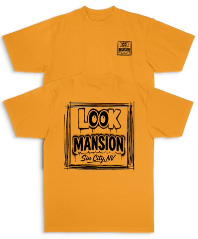 Look Mansion Scratch - Orange Tee